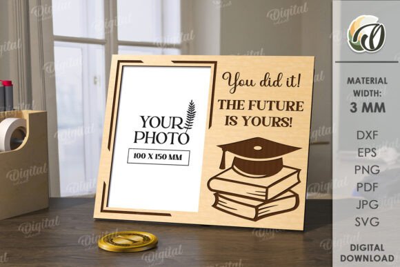 3D Graduation Picture Frame Laser Cut Guide