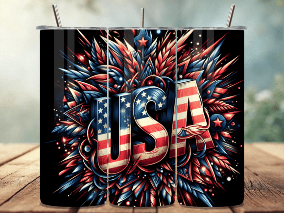 3D USA Explosive Dark Tumbler Wrap PNG: A Practical Evaluation for Creators