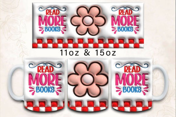 Bringing Stories to Life with the 3d Inflated Read More Books Mug Wrap