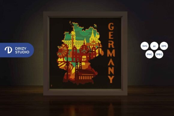 Crafting Depth and Light: A Practical Guide to the Germany Map Landmark 3D Shadow Box
