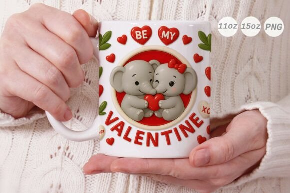 Creating Lasting Memories: The Ultimate Guide to 3D Valentine Elephant Couple Mug Wraps