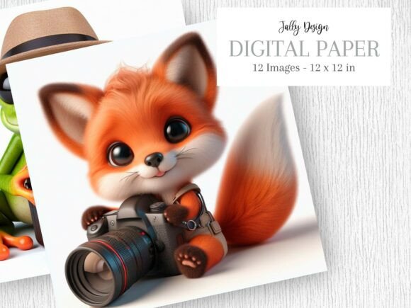 Cute 3d Animals Photographer Clipart 14: A Comprehensive Guide to Digital Illustration Assets