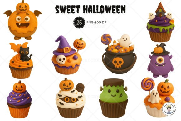 Mastering 3D Halloween-themed Sweets and Desserts for Professional Print Projects