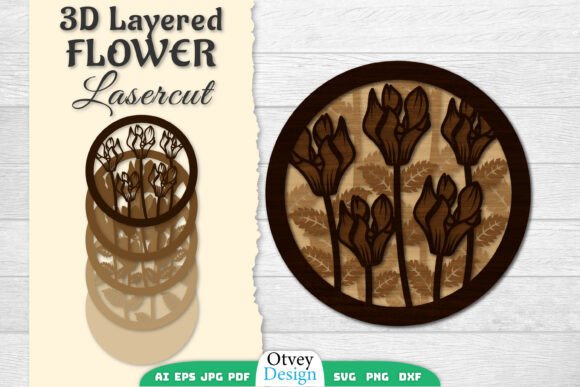 Mastering the Art of Flower 3D Layered Lasercut Designs for Professional Workflows