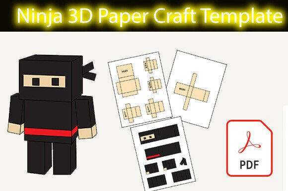 Ninja 3D Paper Craft Template: A Practical Guide for Customizable Play