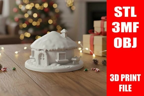 Santa House Christmas Stl 3d Print: A Strategic Asset for Creators and Brands