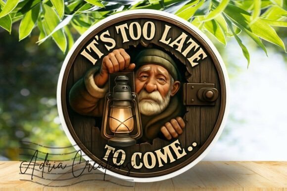 Strategic Application of the 3D Grumpy Man Round Sublimation Png for Niche Market Positioning