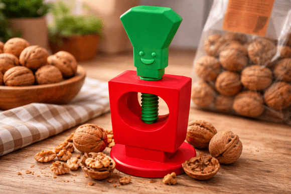 The 3D Nutcracker: Where Festive Charm Meets Real-World Functionality
