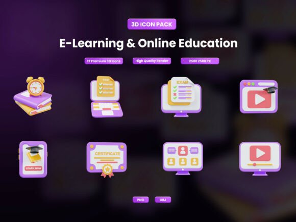 Transforming Digital Learning Interfaces with High-Quality 3D Assets